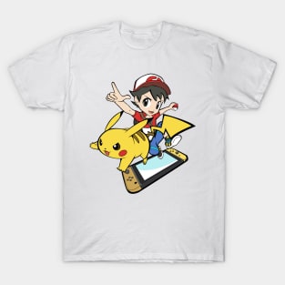 Anime Game Character Trainer Boy T-Shirt